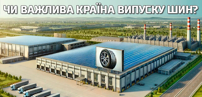 Чи важлива країна виготовлення шин?