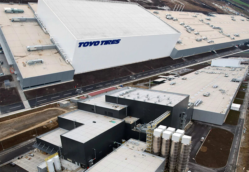 Завод Toyo Tire в Сербии занимает площадь 6га