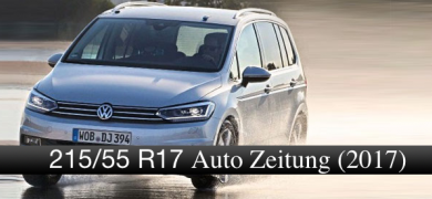 Тест літніх шин розміру 215/55 R17 Auto Zeitung (2017)