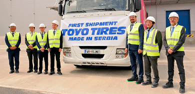 Toyo Tires Serbia произвел первую партию шин для США